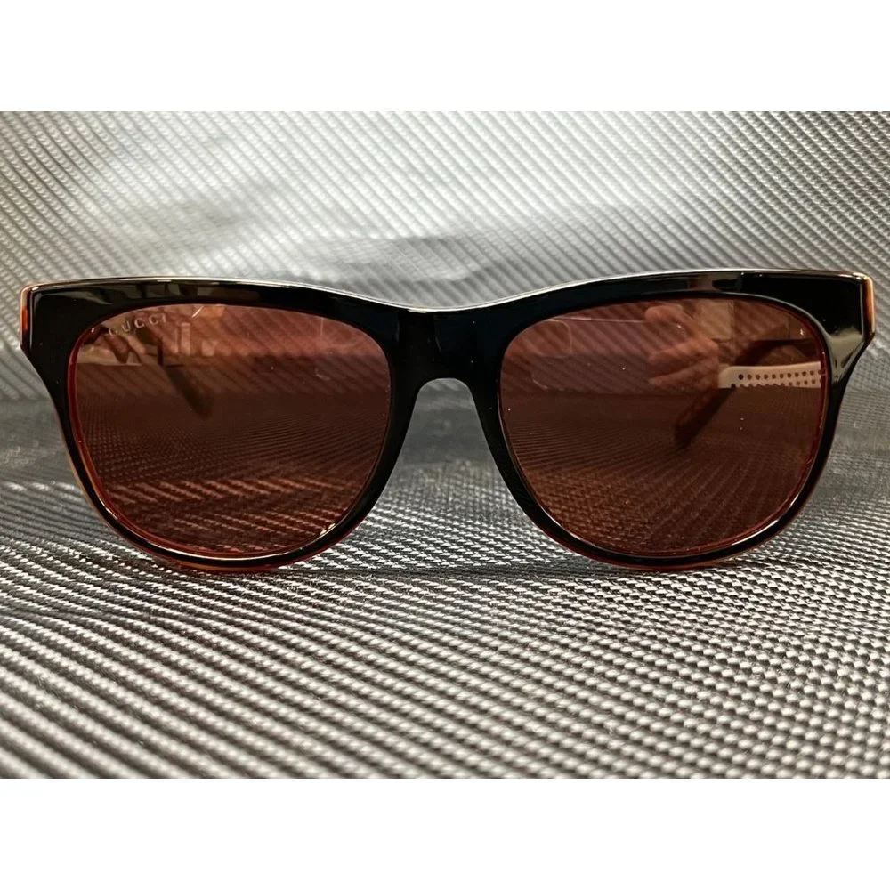 Gucci Black Rectangle Men Sunglasses! New w/ box